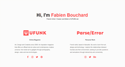 Desktop Screenshot of fabien-bouchard.com