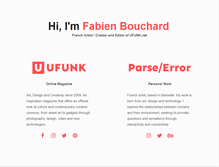 Tablet Screenshot of fabien-bouchard.com